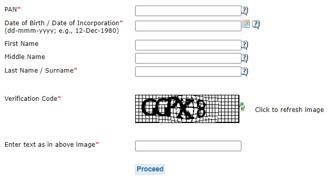 register as tax payer in traces