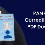 pan card correction form pdf download