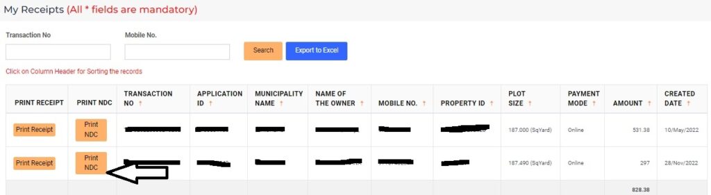 ndc portal haryana login