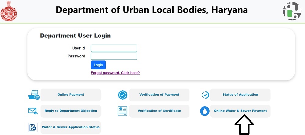 water bill payment haryana