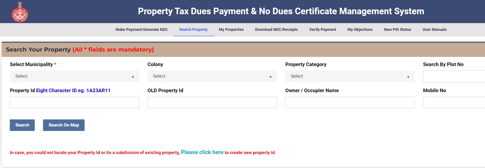 Easy Guide To NDC Haryana Portal for Property Tax Payment - DeshBhar